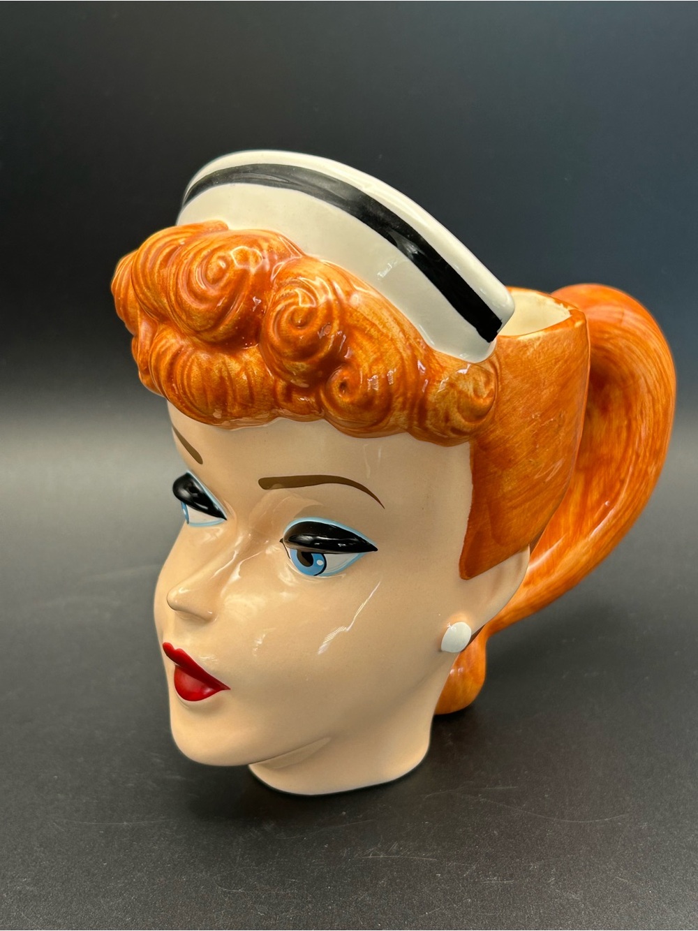 Vtg Mattel Enesco "From Barbie With Love" Sculpted Nurse Novelty Mug 1994